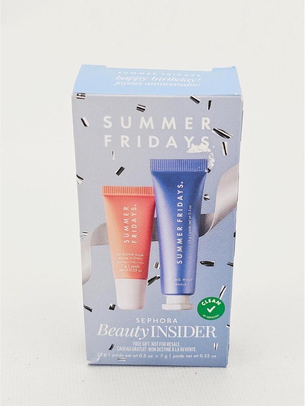 Summer Fridays Jet Lag Mask, Lip Butter Balm, Rich Cushion Cream